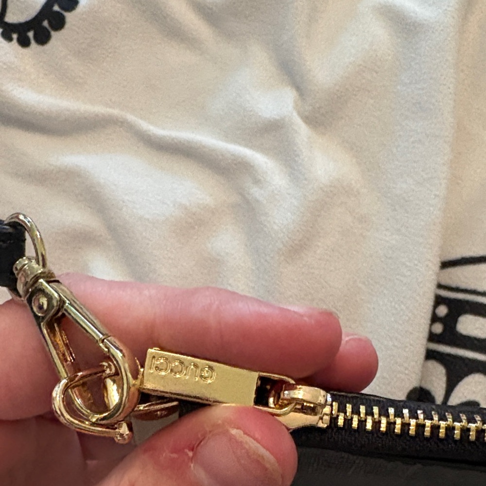 Gucci Black Monogram Clutch - Picture 2 of 7